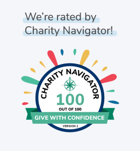 Charity Navigator rates us 100